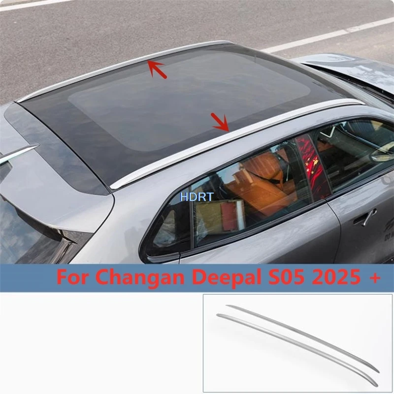 

Для Changan Deepal S05 2025 + дорожные коробки на крышу, отделка багажника, защитная пленка для стайлинга автомобиля, аксессуары для украшения, внешняя наклейка