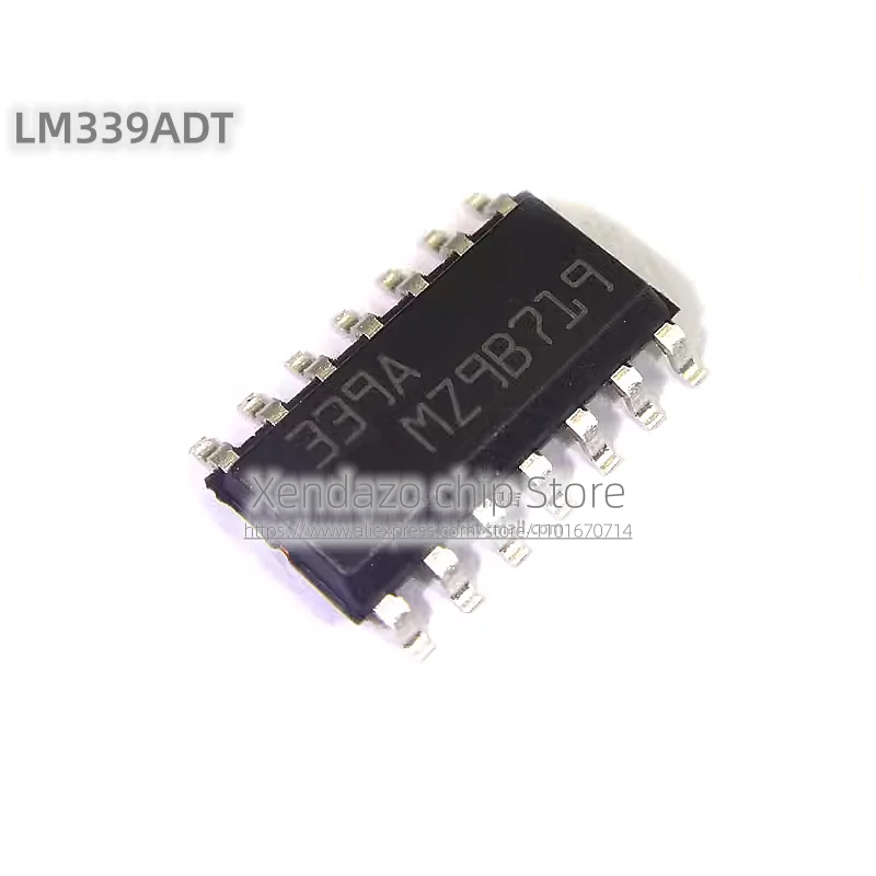 10pcs/lot LM339ADT LM339A 339A SOP-14 package Original genuine Voltage comparator chip