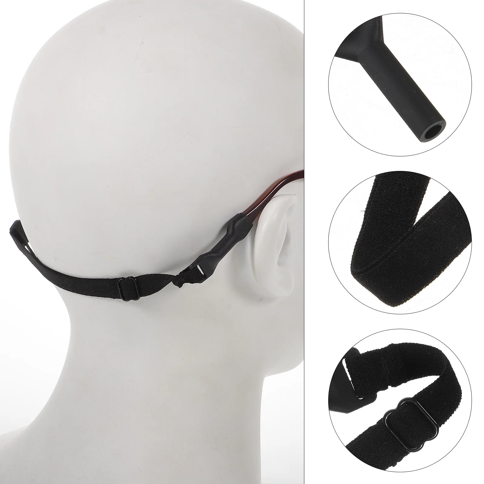 

4pcs Adjustable Glasses Strap Eyeglass Retainer Sunglasses Holder For Women Men One Size Comfortable Fit Work Safety Gear