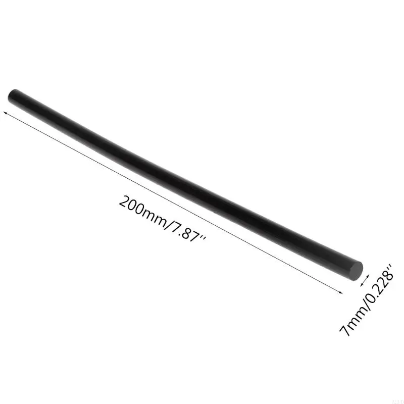 A2UD Hot Melt Black High Adhesive 7mm สำหรับเครื่องมือซ่อมแซมของเล่น DIY Craft