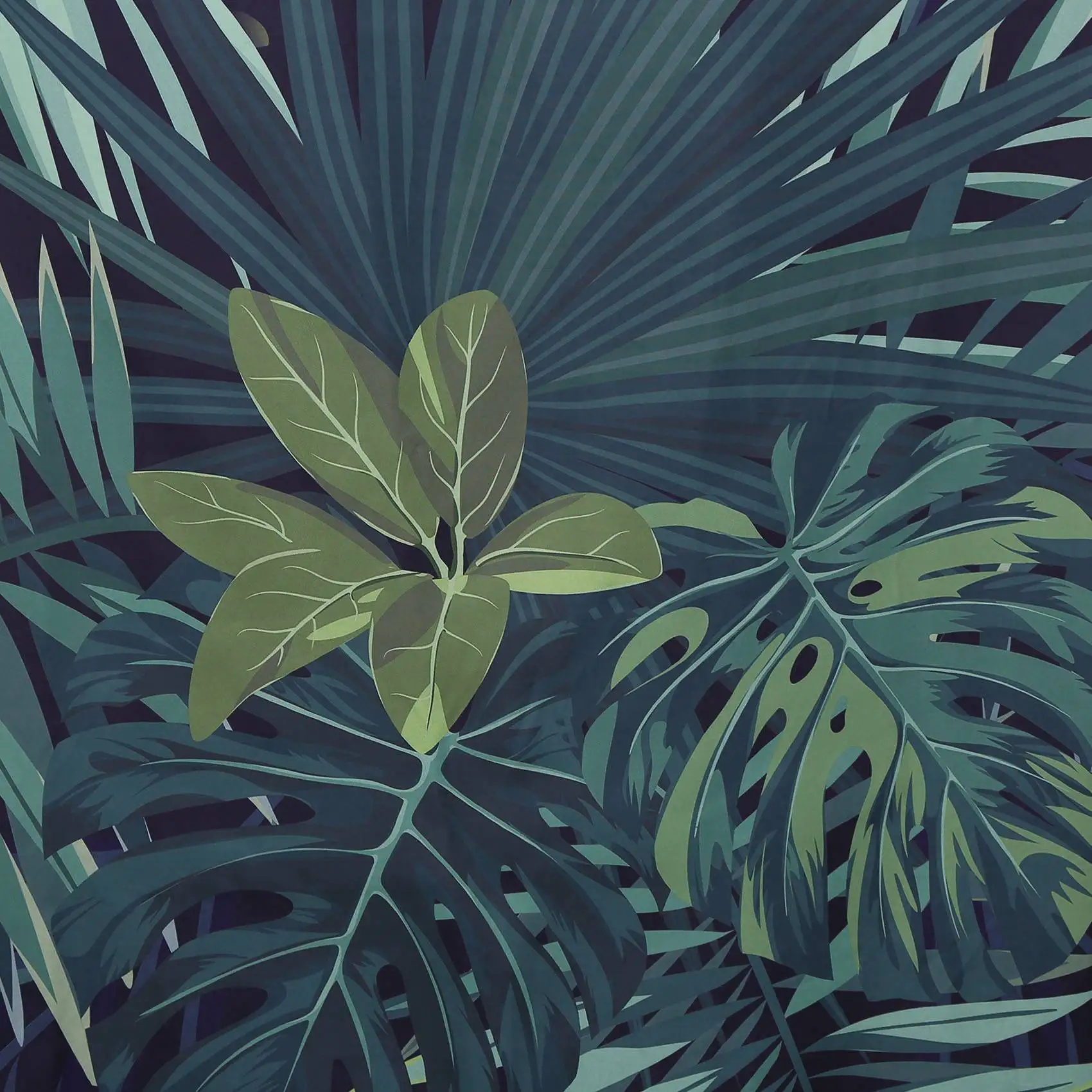 

Занавеска для душа SEWS-2X, зеленая, с принтом листьев, современный натуральный растительный узор, полиэстер, водонепроницаемая, для ванной комнаты