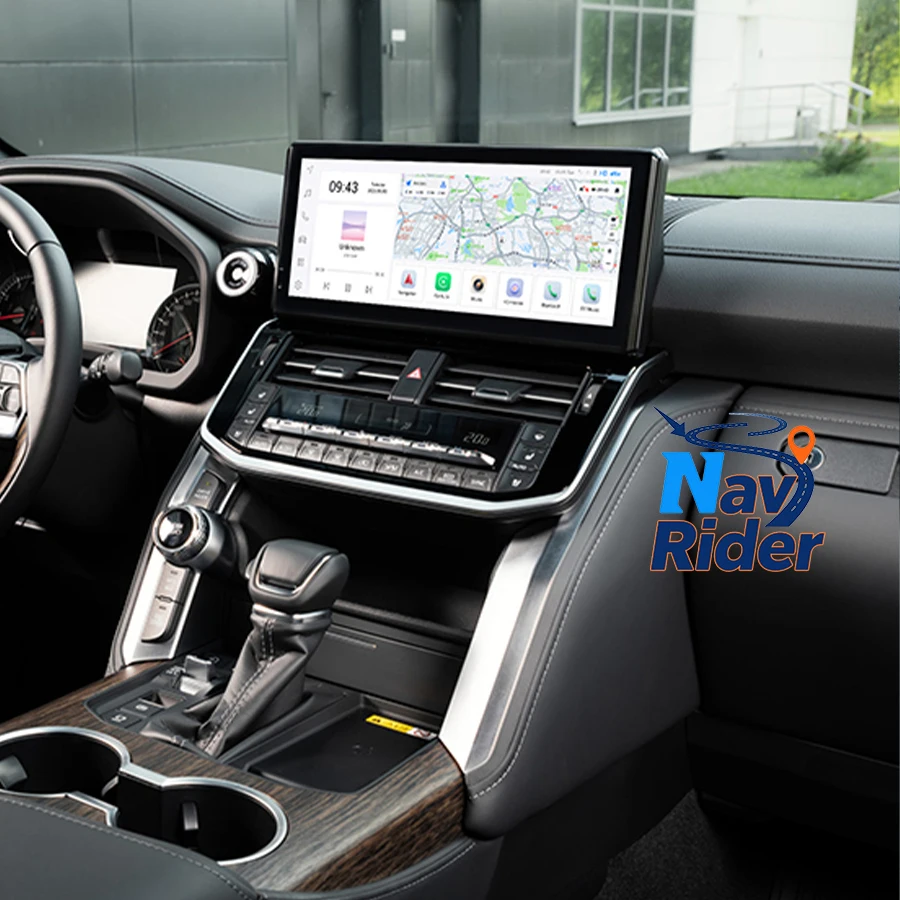 Navigation GPS Carplay Stereo DSP 12.3inch Android Auto Car Radio For Toyota Land Cruiser 300 LC300 2022 2023 Multimedia Player