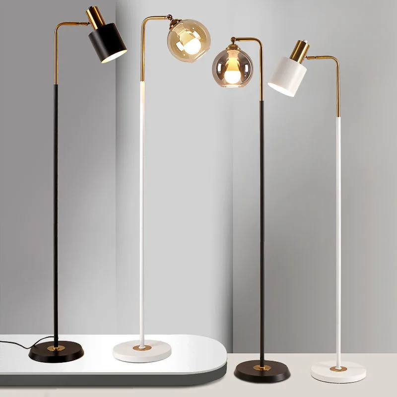 

Nordic Light Luxury LED Floor Lamp Living Room Sofa Minimalist Vertical Floor Lamp Room Decoration Atmosphere Lamp