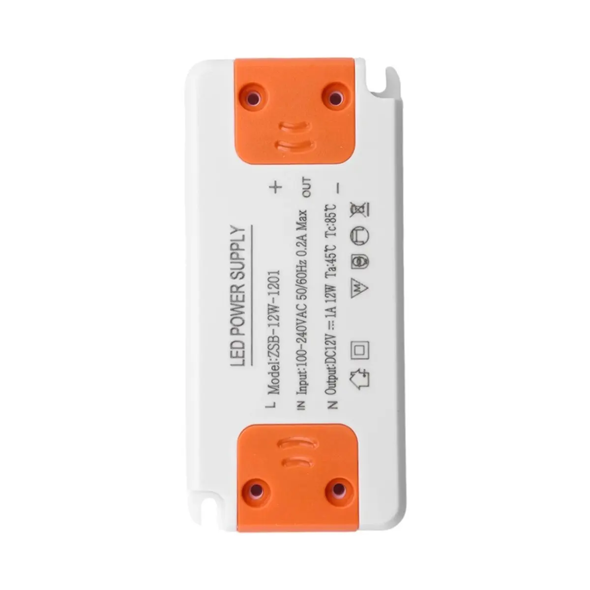 AAAE DC 12V LED Driver Thin Constant Voltage Drive Power Supply 12W Input Suitable for Various LED Lamps