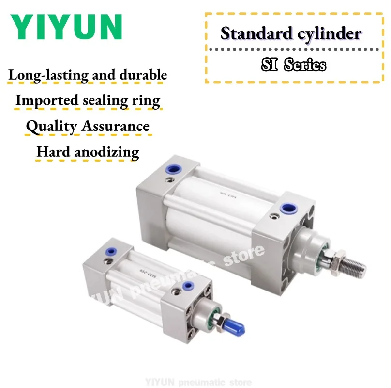 

SI100/SI125X25S/ X50X75X100X125X150X175X200X250X300X350X400X450X500X600X700X800X900X1000S YIYUN Standard cylinder SI
