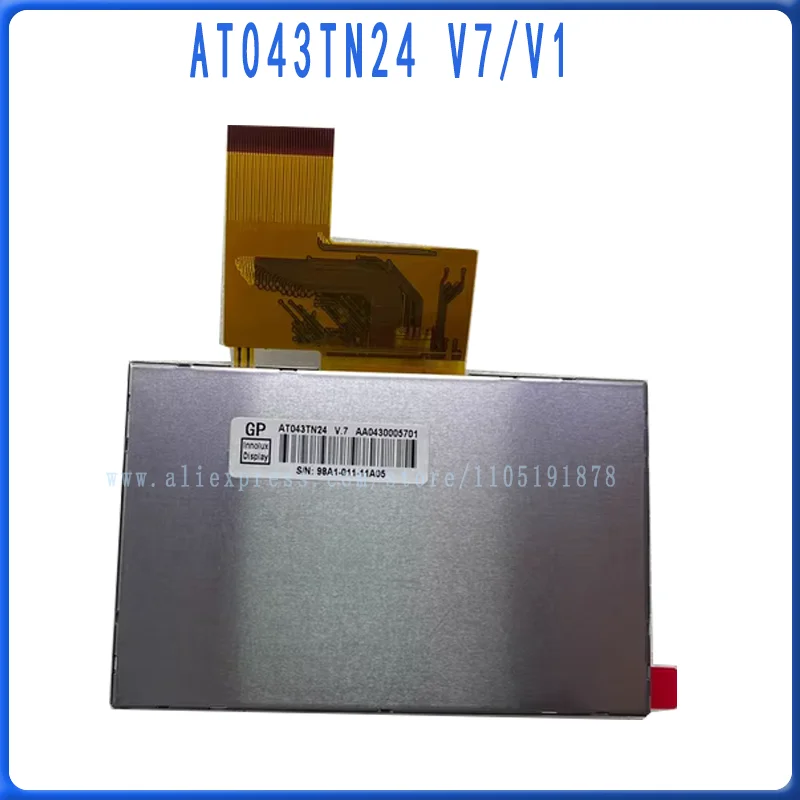 Original 4.3 inch LCD  screen 40PIN AT043TN24 V.1 AT043TN24 V.7 LCD Display screen