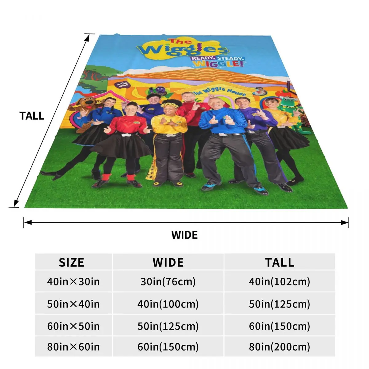 Throw Blanket The Wiggles Micro Fleece Blanket Four Sizes Blanket Personalized Comfortable For Bedroom Nice Gift