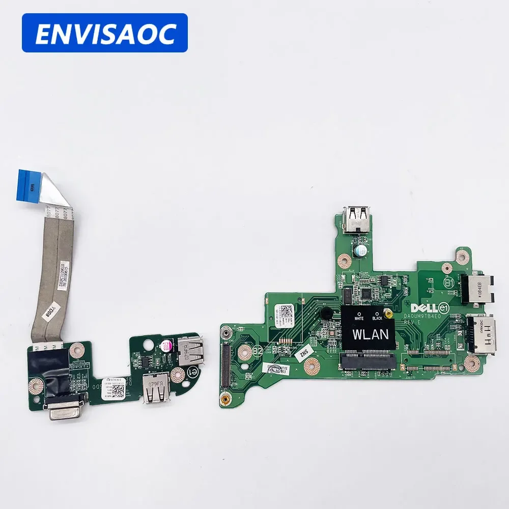 Para Dell Inspiron 17R N7010 laptop IO tarjeta de red inalámbrica Ethernet USB eSata WLAN RJ45 VGA Jack Board DA0UM9TB4E0 DA0UM9IB6D0