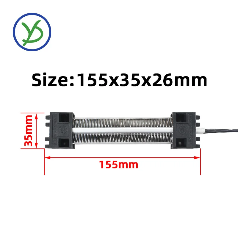 12V 150W heater PTC ceramic air heater heating element air condition 96A1 155*35*26mm