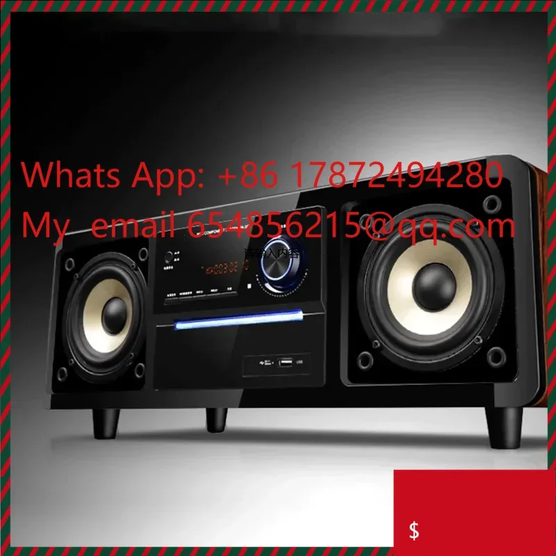 

Desktop Integrated DVD/CD Unit with Bluetooth Bedroom Radio Speaker