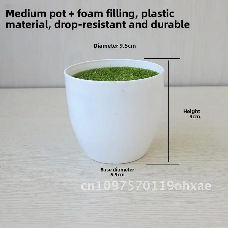 Balcony Plastic Flower Pot Supply Balcony Vegetable Pot Round Plant Flower Pot Thickened Plant Flower Pot