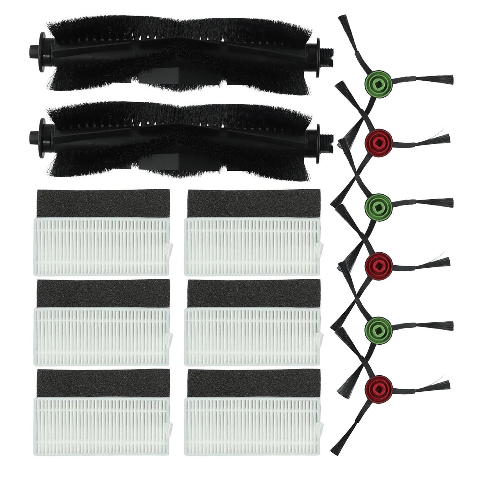 Replacement Main Side Brush Kit For Lubluelu SG60 SL60D Robot Vacuum Cleaner Deep Carpet Cleaning Spare Parts Accessories