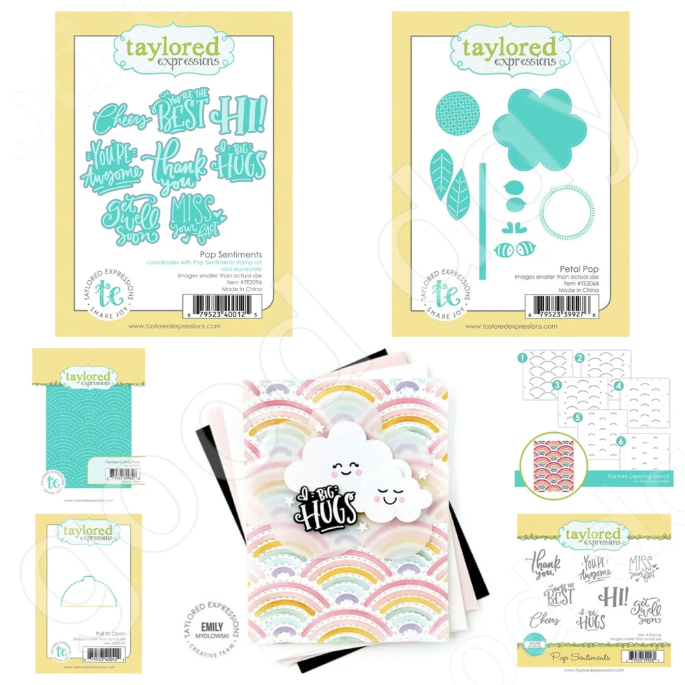 

Petal Pop Elements 2024 New Metal Cutting Dies Stencils and Stamps for Scrapbooking Journaling Decorative Embossing Crafts Diy