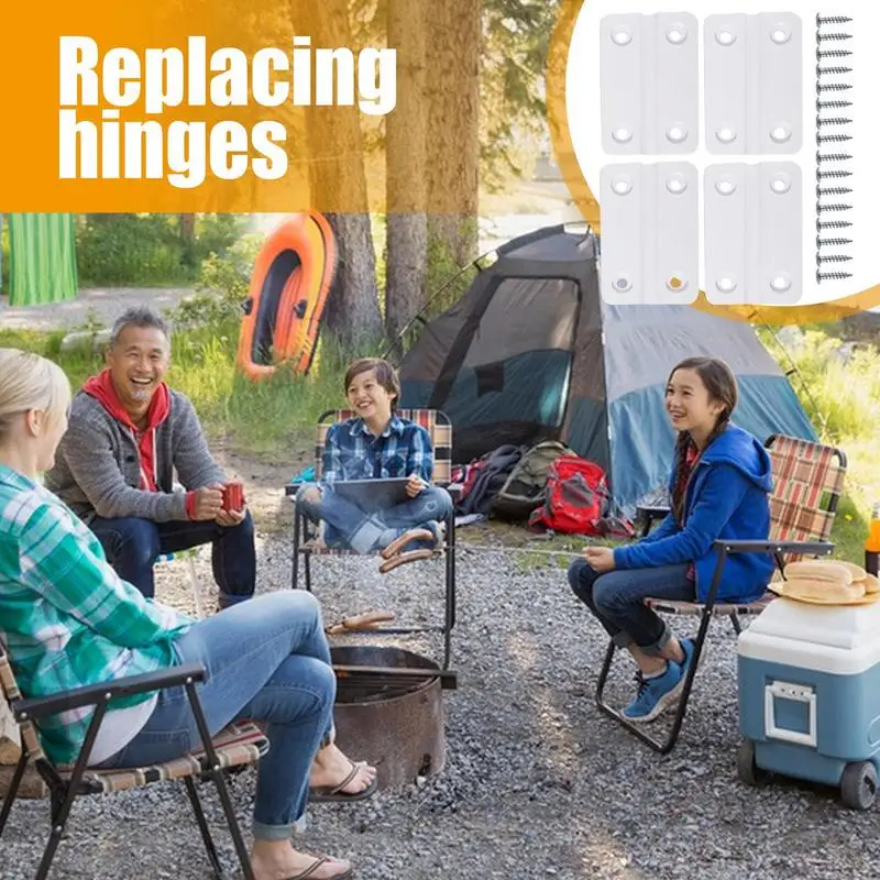 Bisagras de enfriador, tornillos de montaje de repuesto y bisagras de pecho de hielo, accesorios, piezas de bisagras de enfriador para enfriador resistente