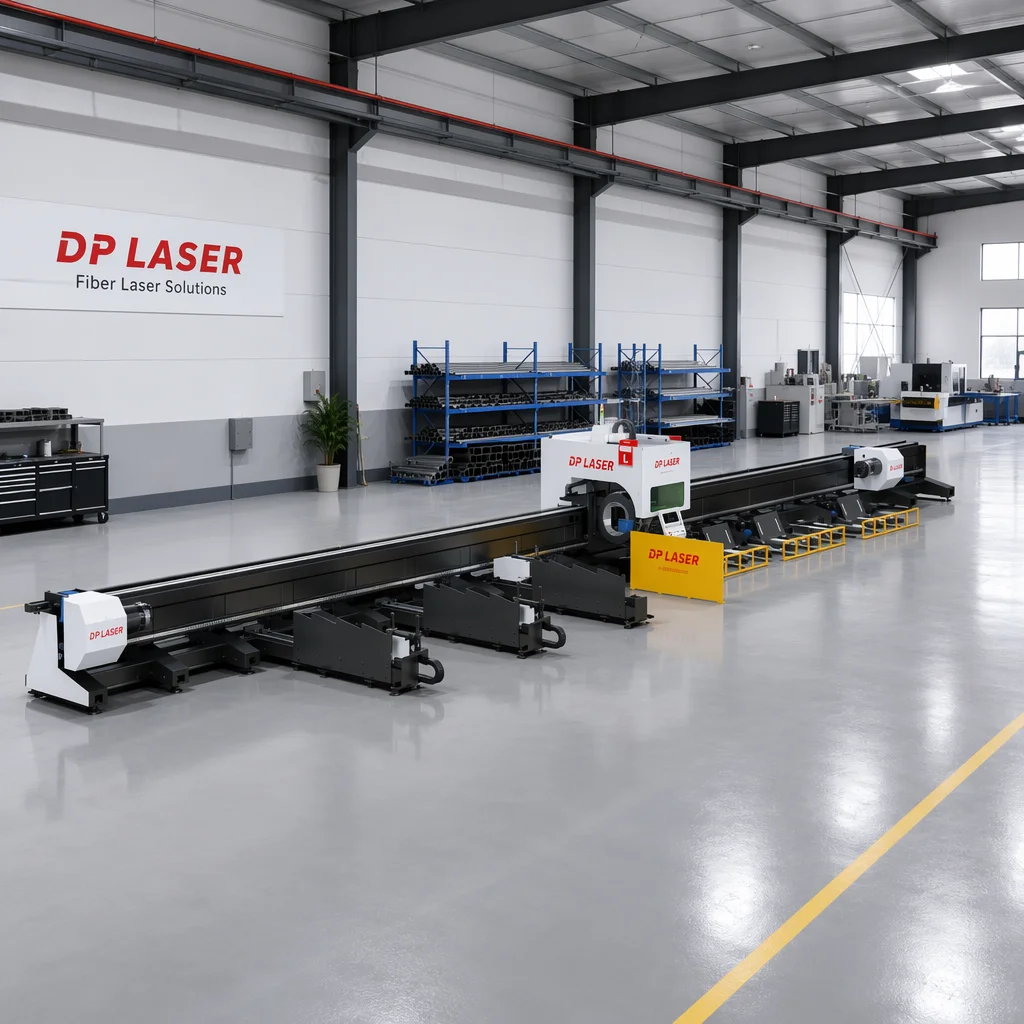 Automatic 3-Chuck CNC 4-axis IPG-Rated Laser Tube Cutting Machine DPE-L Series Fully Automatic Loading Scrap Sheet Metal