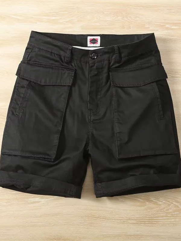 

Мужские винтажные функциональные брюки American Sle Elastic Workwear свободного кроя, удлиненные, для активного отдыха