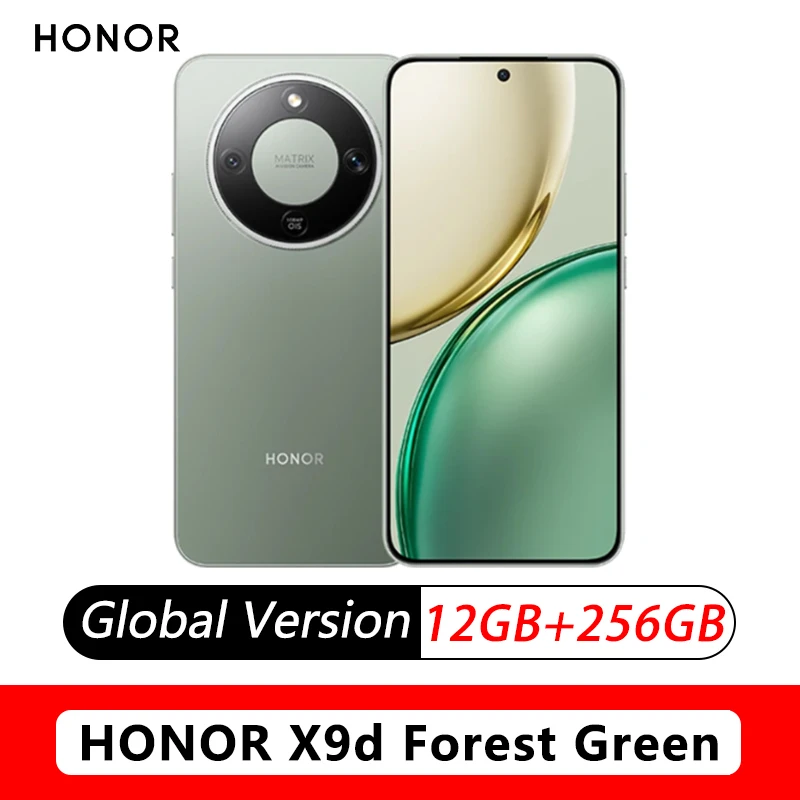 HONOR X9d Wereldwijde Versie Smartphone, Scherm 6.79", AMOLED, Batterij 8300mAh, Camera 108MP, NFC Mobiele Telefoon