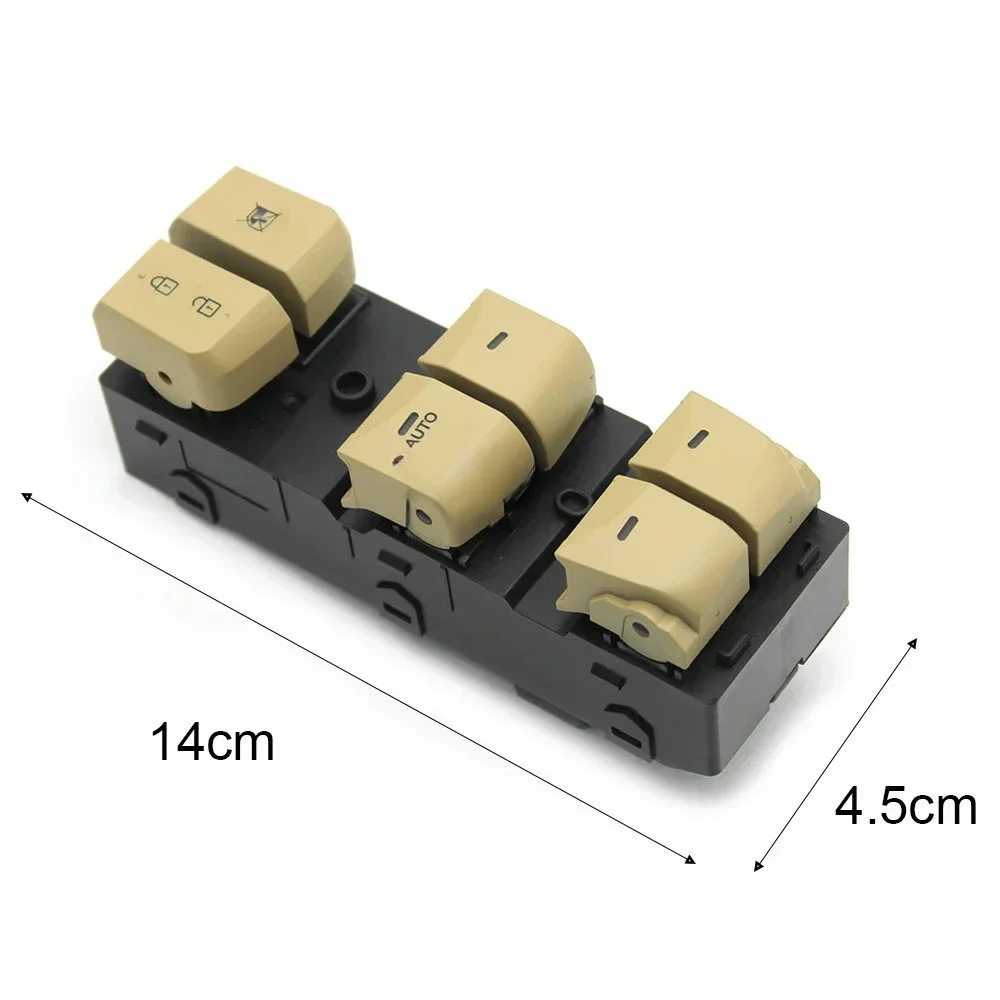 

Auto Parts Power Window Lifter Control Switch Button Accessories Using 93570-3X000YDA 93570-4V010 For Hyundai Elantra 2012-2016