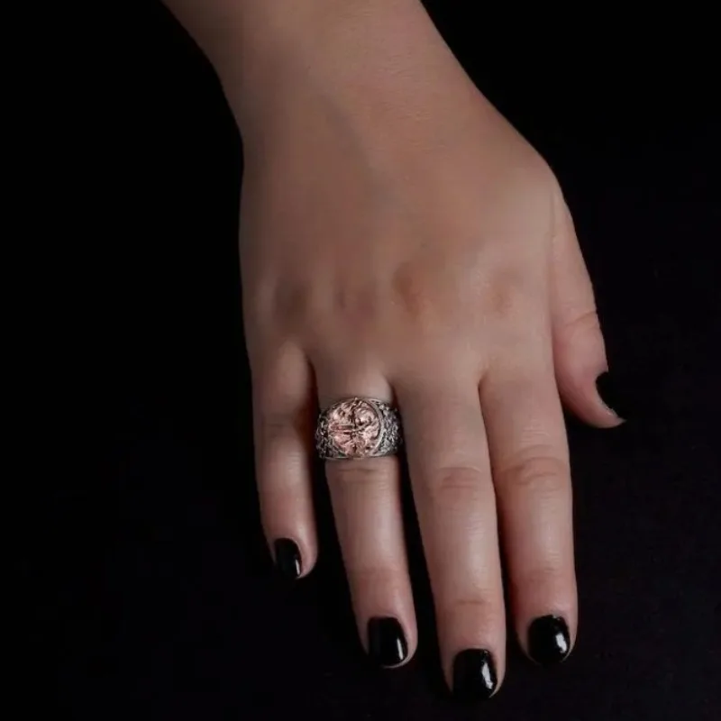 Ancient Greek Muse Artemis Ring Fashion Versatile Open Ring Premium Heavy Industry Couple Jewelry