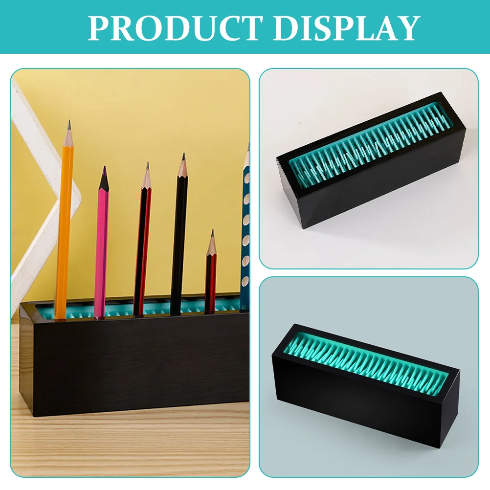 

Silicone Storage Box Makeup Brushes Holder Organizers for Vanity Silica Gel Jar