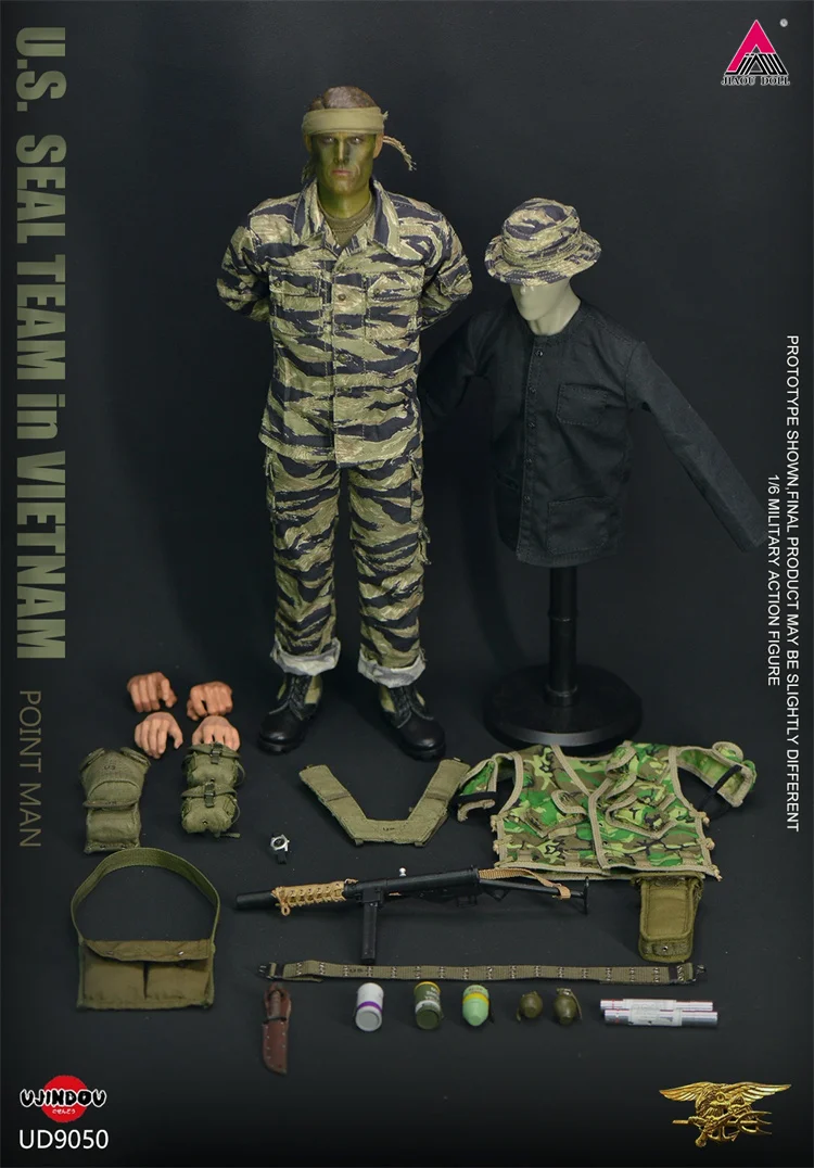 2025 Q3 UJINDOU UD9050 1/6 US SEAL TEAM in Vietnam Set completo Modello militare 12 '' Soldato maschio Action Figure per giocattolo da collezione