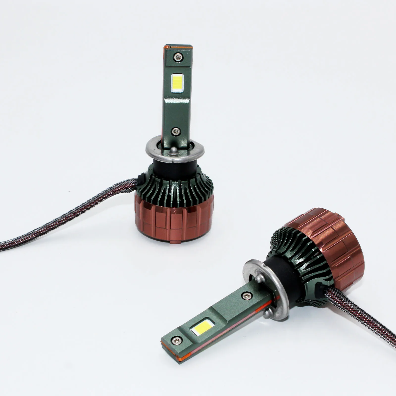 2x H1 150 واط LED المصابيح الأمامية تحويل عدة عالية منخفضة شعاع السوبر مشرق 6000 كيلو الأبيض السيارات LED مصباح عالية الطاقة الضباب الخفيف