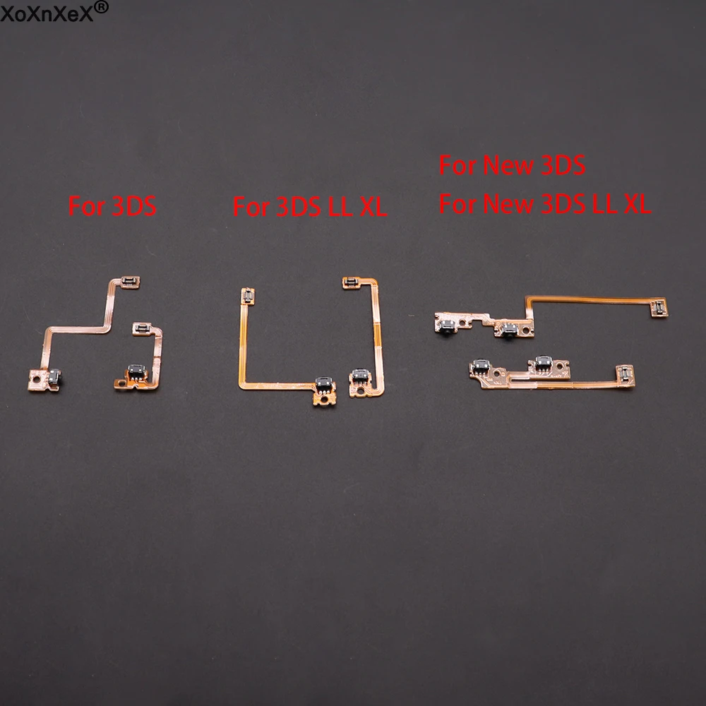 L/R Schultertasten mit Flexkabel für 3DS, 3DSLL, 3DSXL, New 3DS LL, XL – Reparatur für linke und rechte Auslöser
