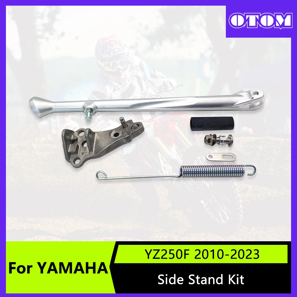 

OTOM Motorcycle Side Stand Kit For YAMAHA YZF 250 450 Racing Motocross Modification Kickstand Parking Bracket Foot Side Support