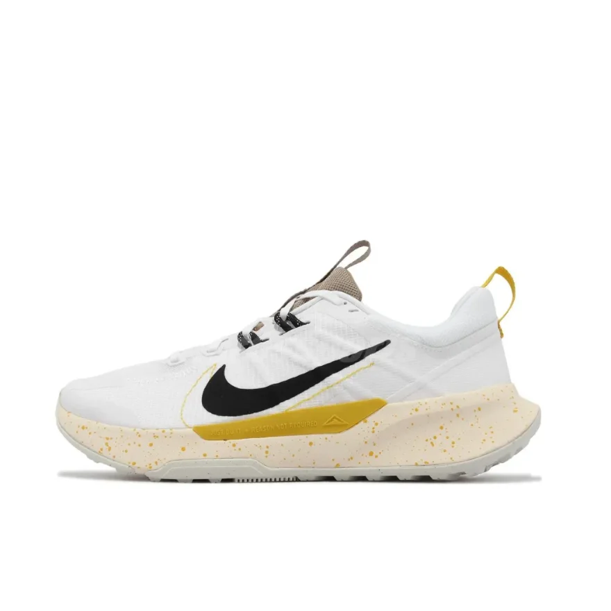 Nike new listing white and yellow color Juniper Trail 2 men's low-top casual running shoes comfortable and non-slip