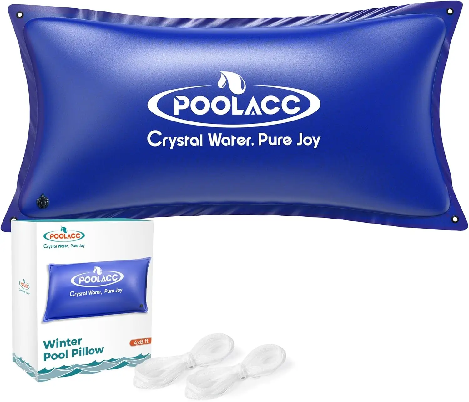 

Прочная морозостойкая надувная ПВХ-подушка для защиты наземных бассейнов зимой, выравниватель льда (4' X 8')