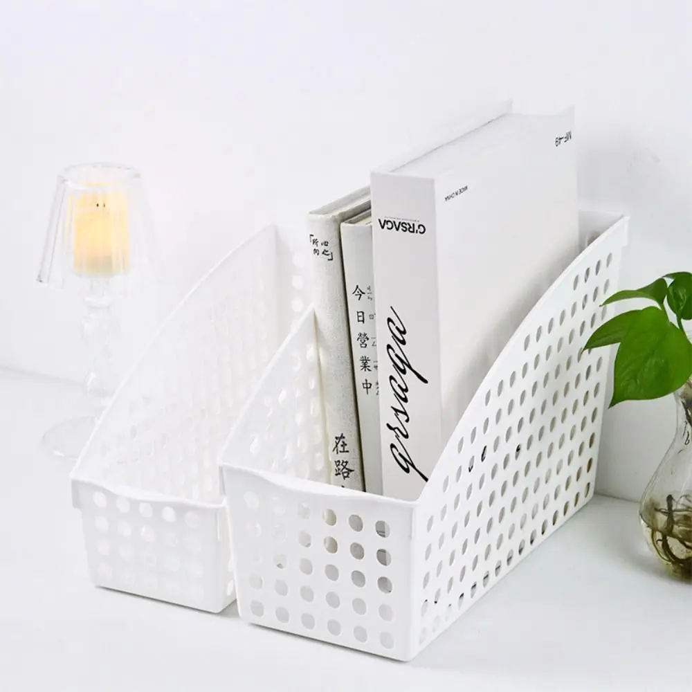 Sundries Storage Box A4 File Storage Box Paper Organizer Minimalism File Organizer Box White Desktop Organizer Document Holder