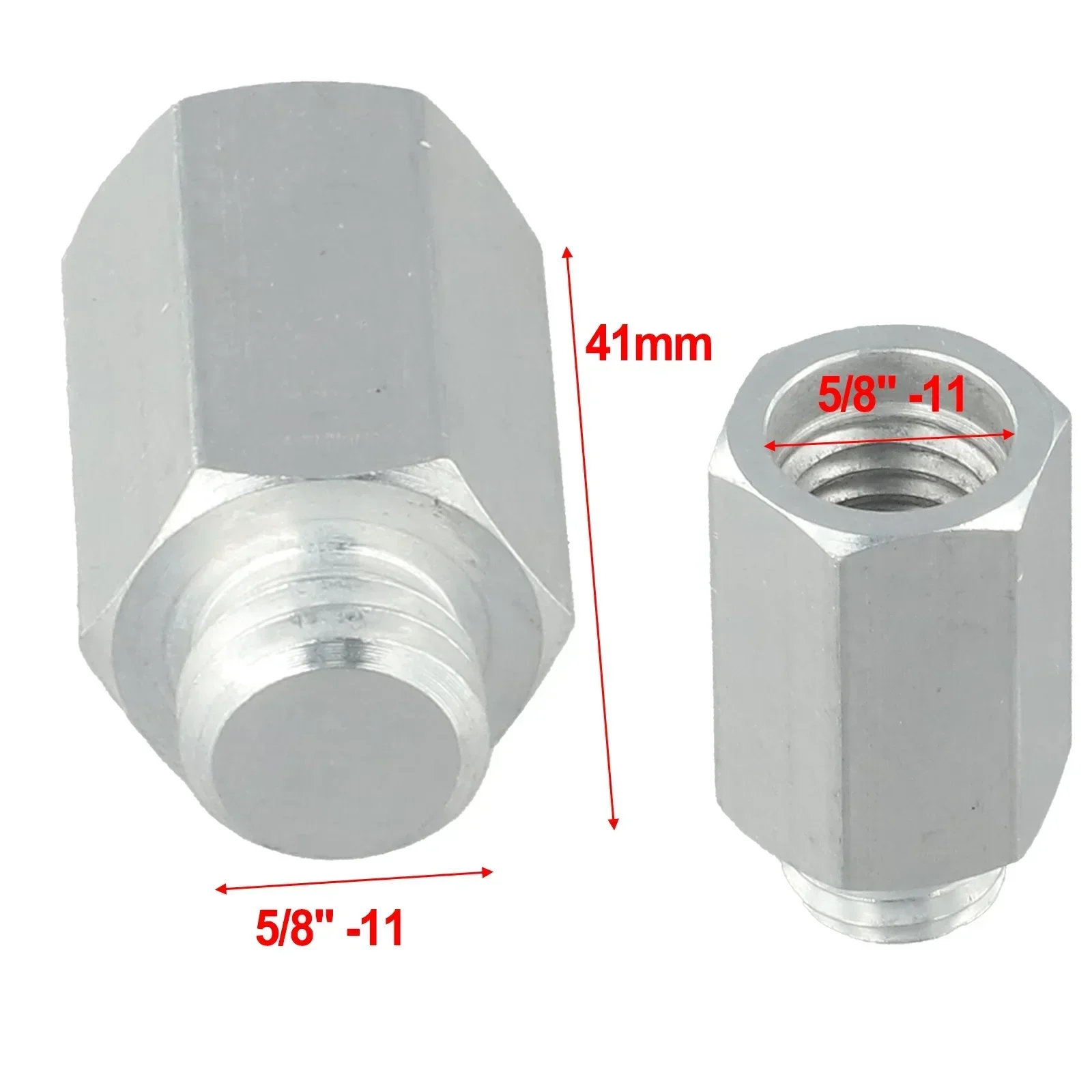 ใหม่ที่มีประโยชน์ Polisher Interface Adapter 5/8 "-11 อุปกรณ์เสริมอะแดปเตอร์ Extender อุปกรณ์สําหรับเครื่องบดมุม