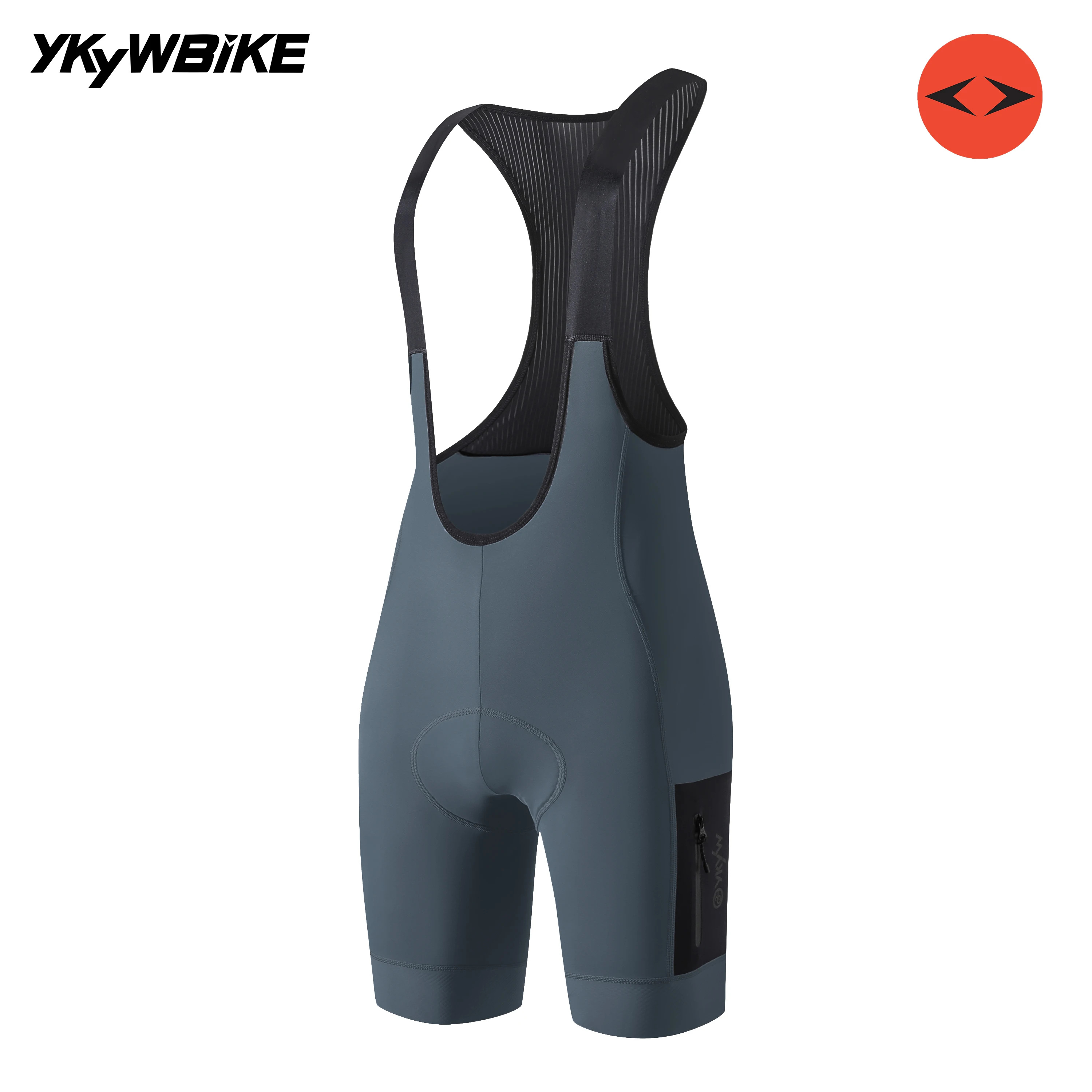 YKYW Italy Interface Men's Cycling Bib Short 4 Pockets 7 Hours Road Bike Pro Team Bib Summer Pants YKK Zipper Side Pocket Shorts