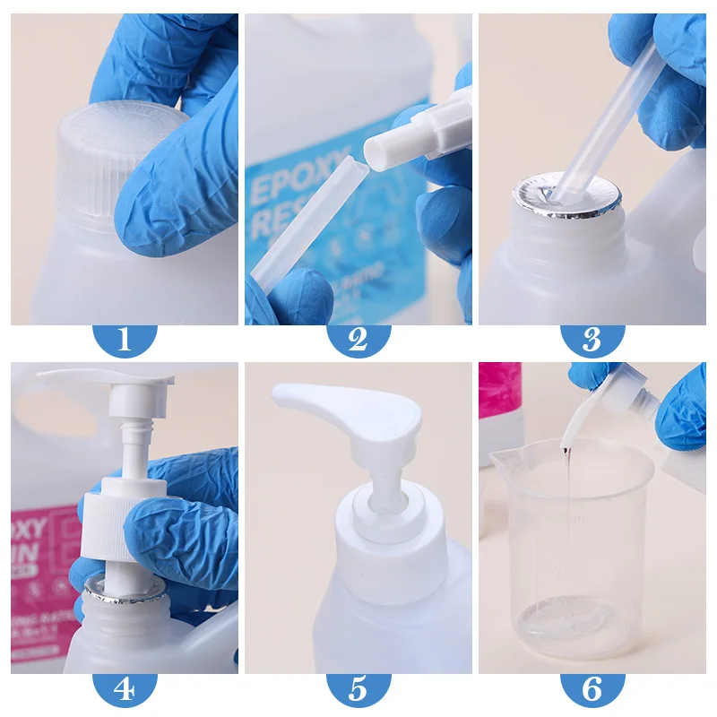 Crystal Clear Epoxy Resin Kit Bubble-Free Anti-Yellowing Self Leveling Easy Mix 1:1 Casting Resin for Table Top Jewelry DIY