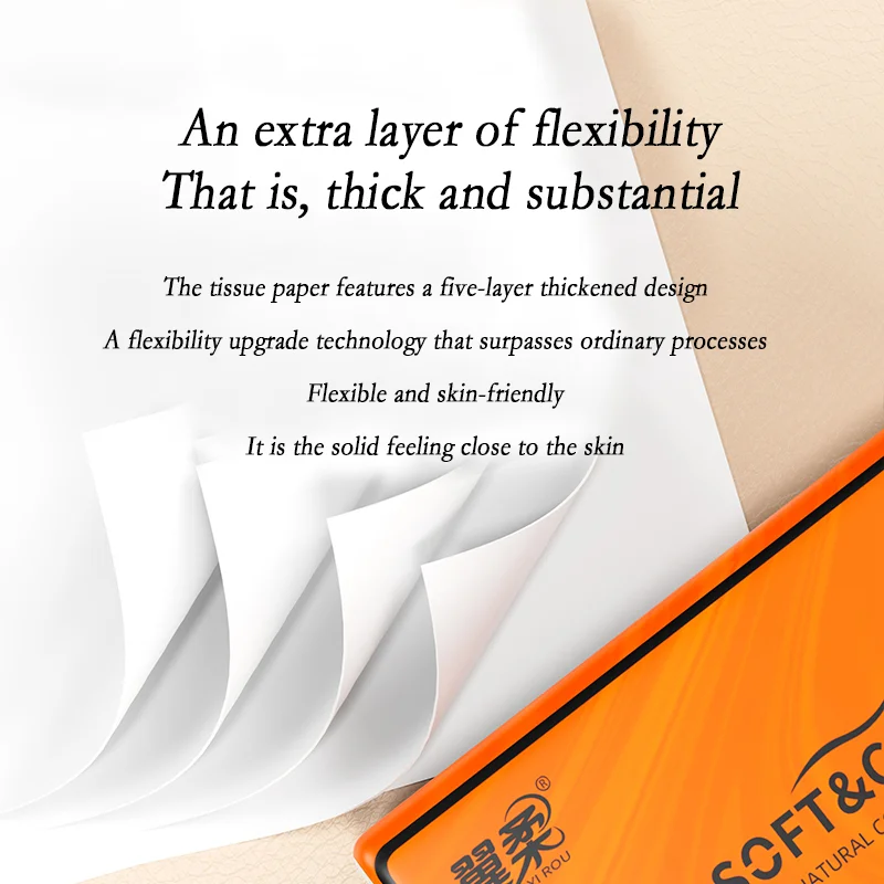 27 عبوة كبيرة من المناشف الورقية، مناديل لب الخشب البكر، مناديل تواليت ناعمة ورقيقة للوجه، سميكة وبأسعار معقولة