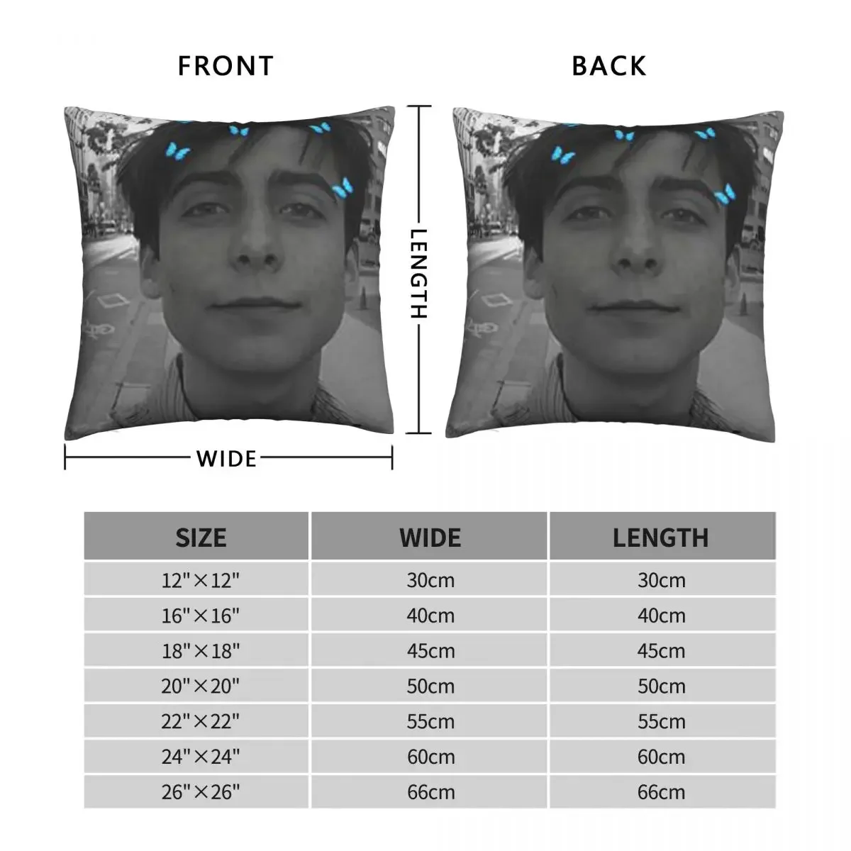 Aidan Gallagher Umbrella Academy Five Pillowcase Soft Polyester Cushion Cover Decoration Throw Pillow Case Cover Sofa 18\'\'