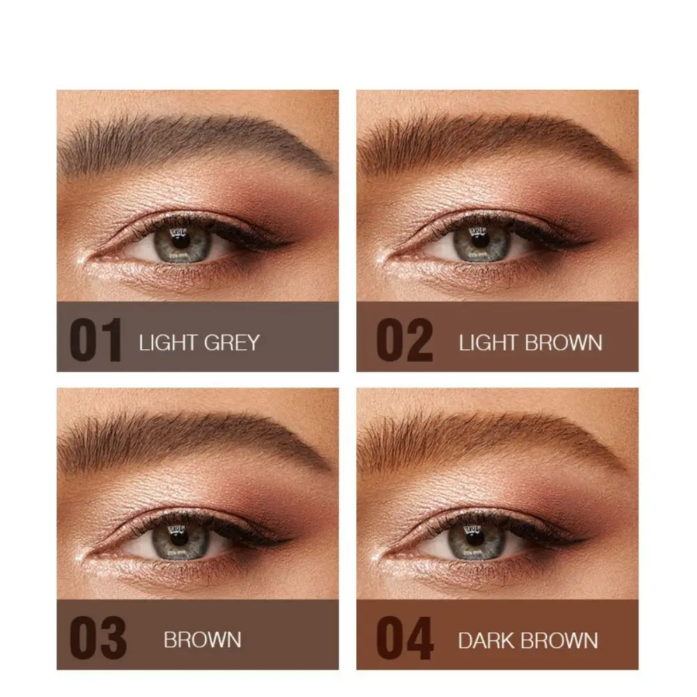 4 Color Eyebrow Mascara Natural No Smudging Dye Eye Brows Gel 24H Waterproof 3D Liquid Eyebrow Cream Makeup Tool