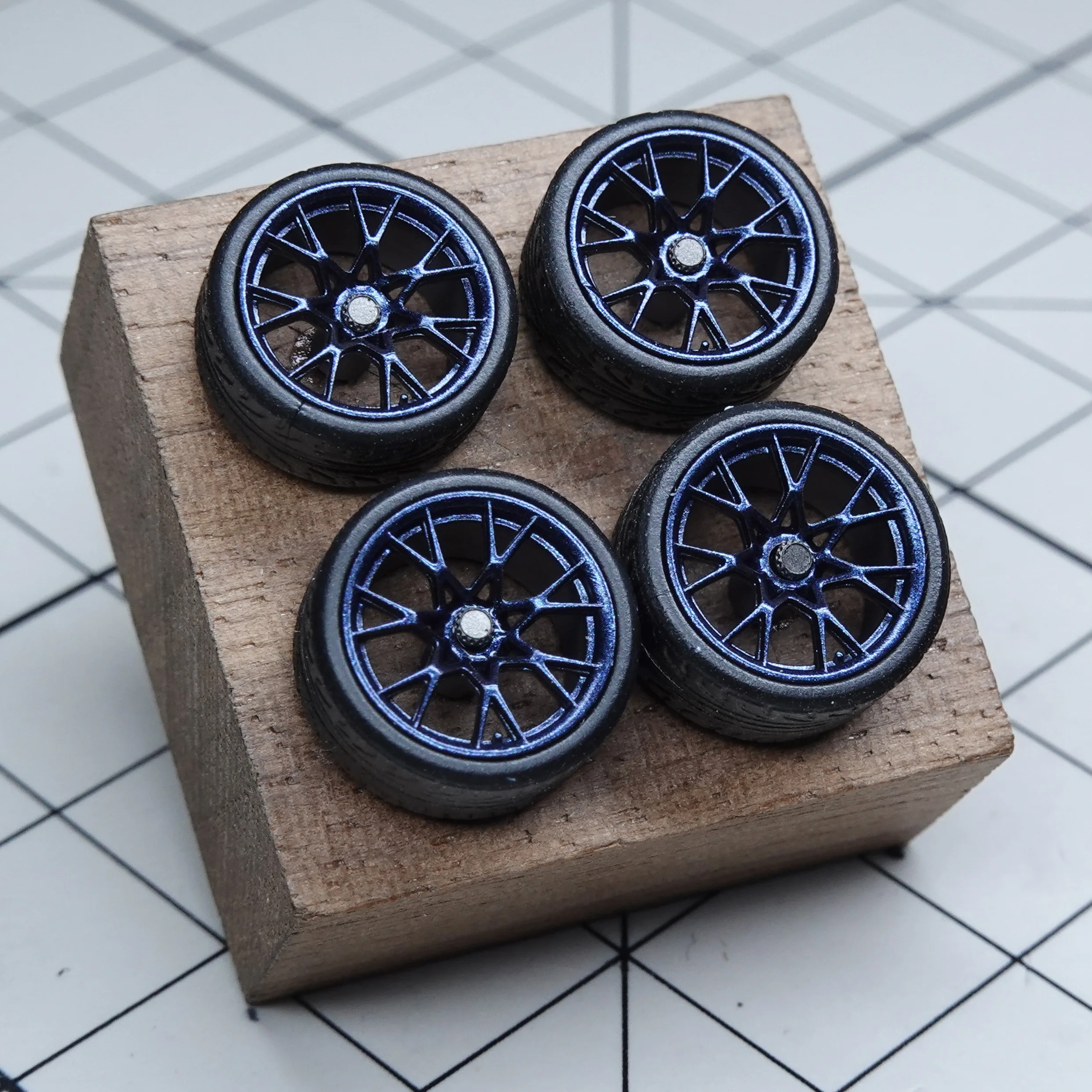 PuffStudio_1/64 مقياس محور عجلات 8.5/8.8 مللي متر المكونات في محور مناسبة ل 1/64 تعديل نموذج السيارة الملحقات