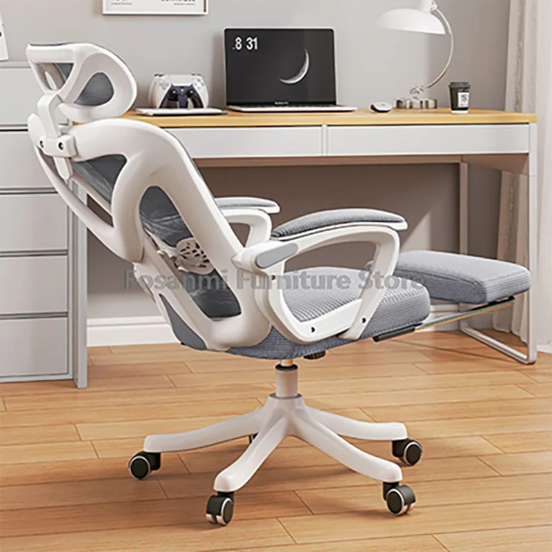 Breathable Lightweight Mesh Office Desk Chair Comfort Gaming Home Computer Chairs Adjustable Rocking Gamer Chair with Headrest