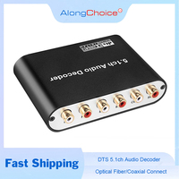 DTS Dolby AC3 5.1 Audio Decoder Digital SPDIF Fiber Coaxial Computer USB Sound Card Receiver