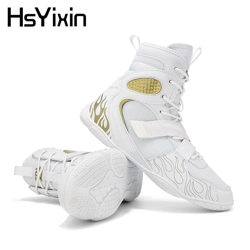 أحذية مصارعة ملاكمة احترافية خفيفة الوزن للرجال والنساء أحذية رياضية للتدريب قابلة للتنفس للقتال واللياقة البدنية غير قابلة للانزلاق #2