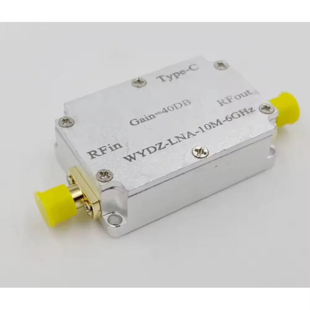 

10M-6GHz LNA High Flatness and Low Noise Amplifier with 40dB Gain RF Signal Driving and Receiving Front-end Radio Accessories