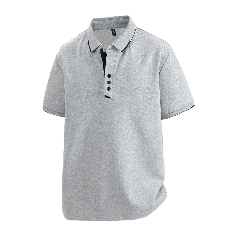 2026 New Large Size POLO Shirts in Stock T-shirts Half-sleeved Clothes Fat Men's Clothing