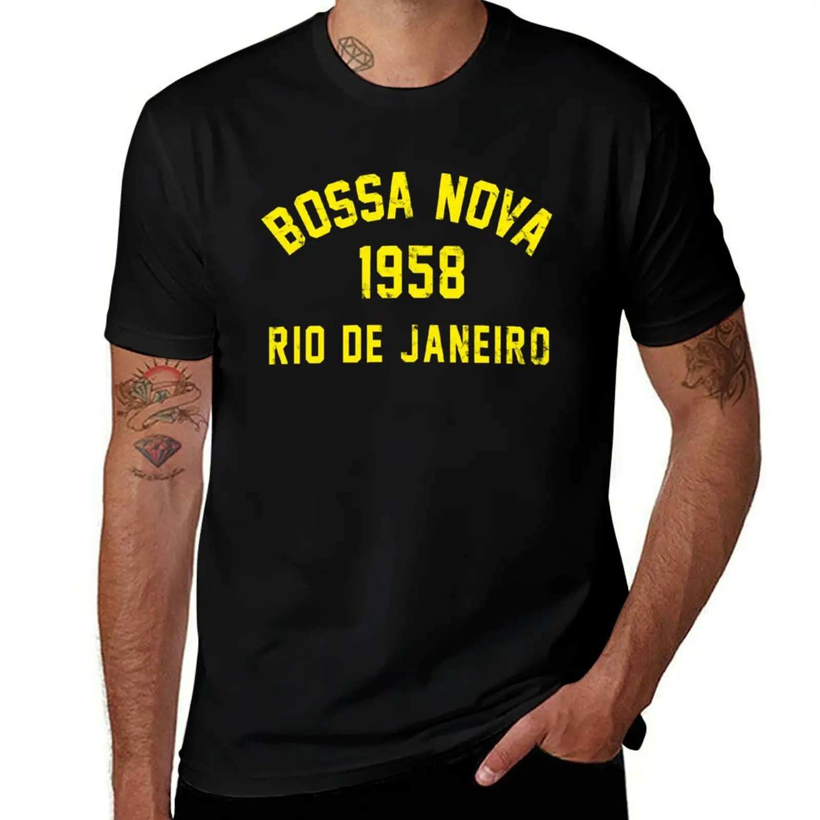 Bossa Nova T-Shirt Active Wear Sports for Men T-Shirt