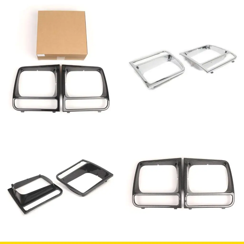 

SZCH Auto Accessories CH2512165 CH2513165 Head Lamp Bezel Trim for 1997-2001