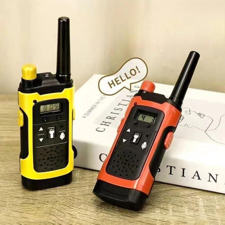 

LED Kids Walkie Talkies Long Range Wireless Handheld 2 Way Radio ParentChild Outdoor Adventure Safe Material