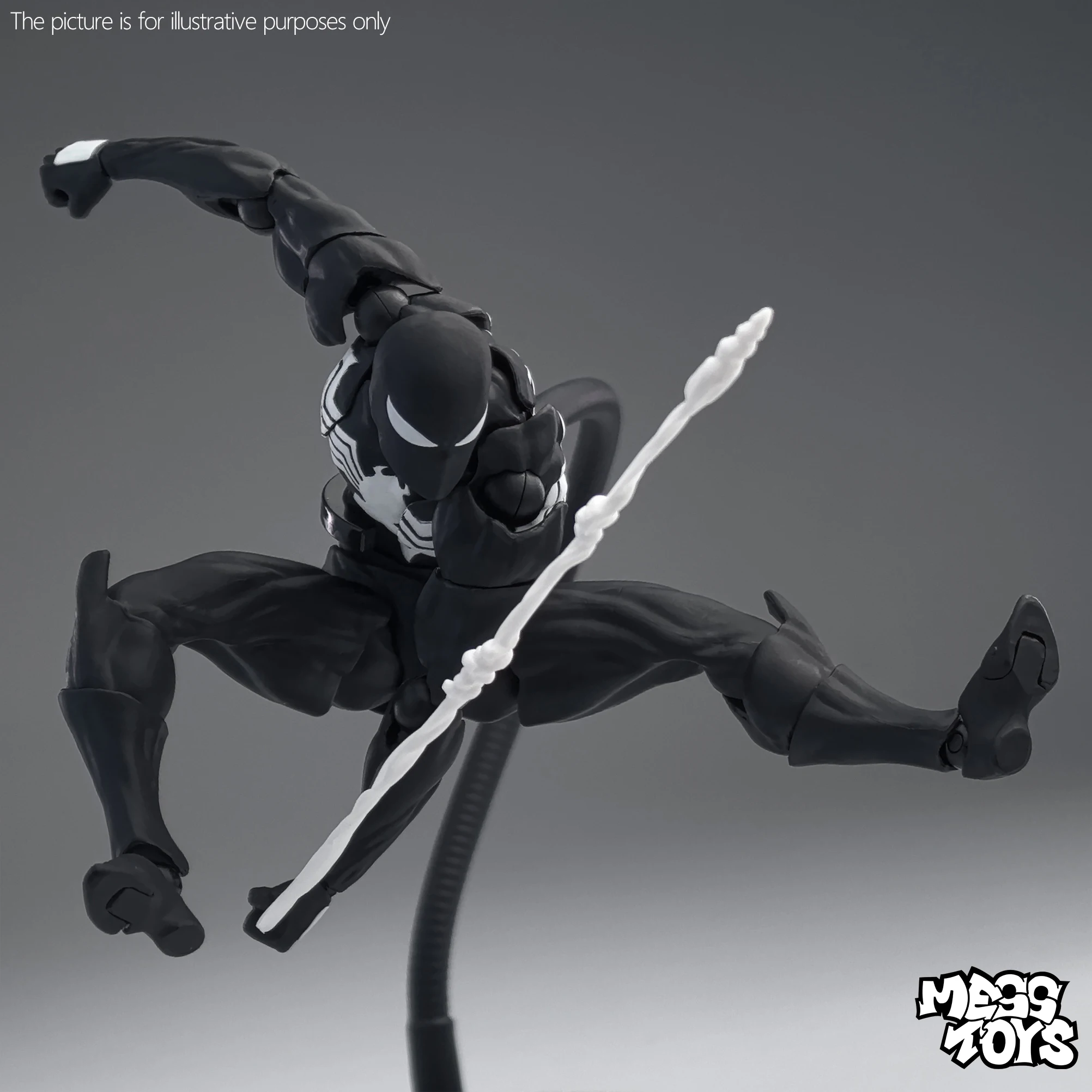 新しいメストイズ スパイダーマン フィギュア CTトイ ブラック レッド スパイダーマン フィギュア メストイズ アクションフィギュア カスタムモデル ギフト キッズ カスタムトイ