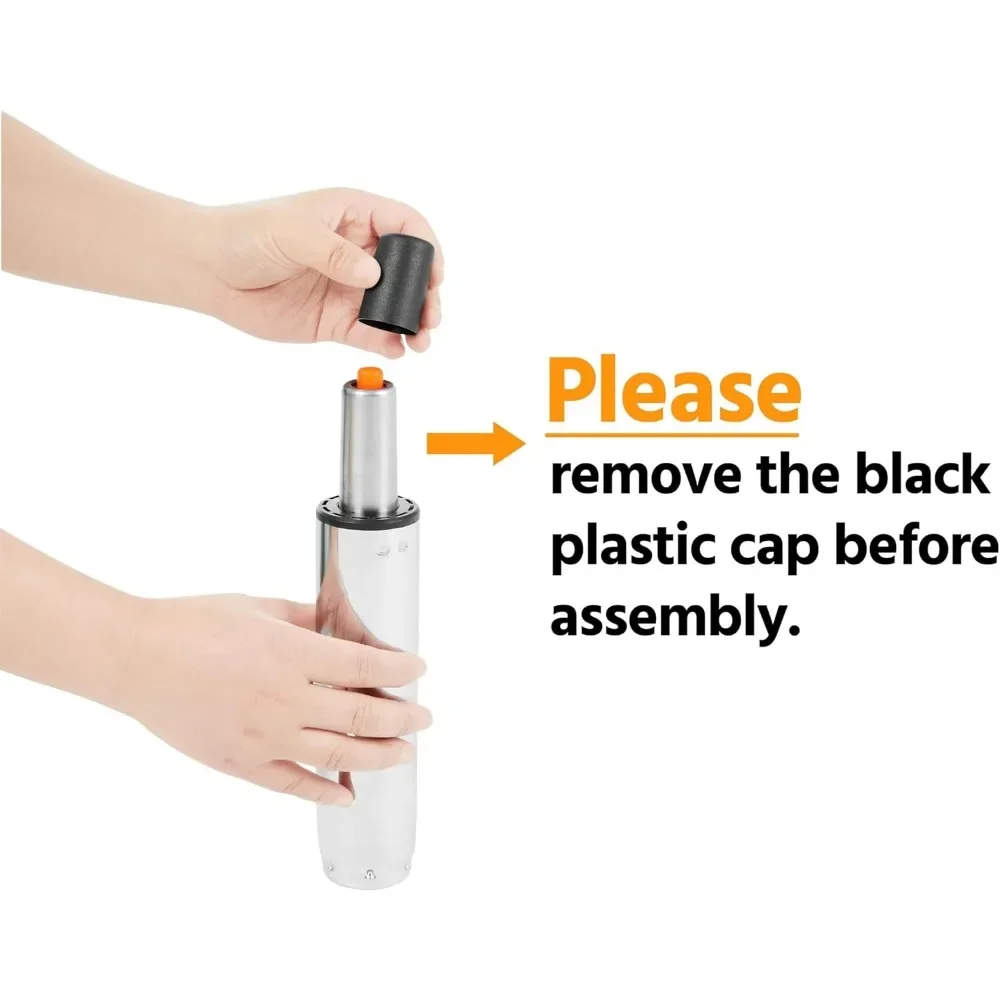 PU Leather Armless Office Chair, Mid Back Desk Chair, Computer Task Chair, Modern Vanity Chair with Rolling Wheels