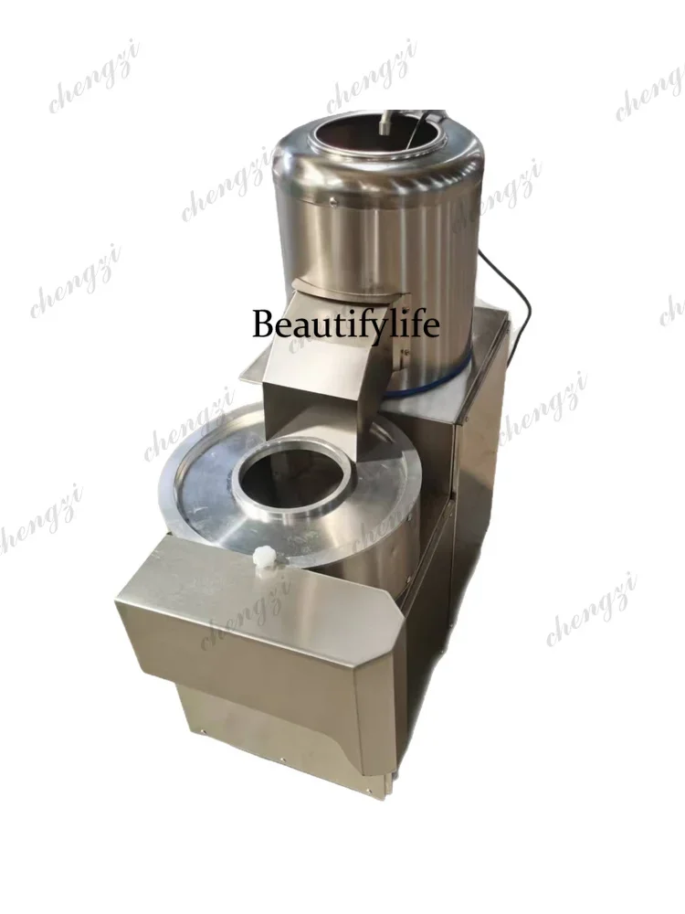 K182  Potato Peeling Slicing Shredding Machine Commercial Potato Cutting French Fry Potato Washer Peeler Cutter