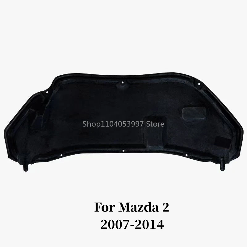 Передний капот двигателя для Mazda 2 Mazda 3 2007 2014 2023, звукоизоляционная накладка, огнестойкий хлопковый коврик, автомобильные аксессуары